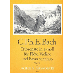 Triosonate a-Moll WQ148 - für - Carl Philipp Emanuel Bach