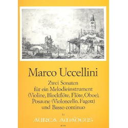 2 Sonaten - für Melodieinstrument - Marco Uccellini