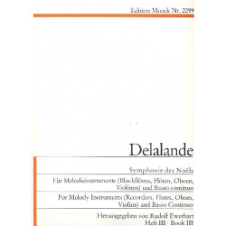 Symphonies de Noels Band 3 : - Michel-Richard Delalande