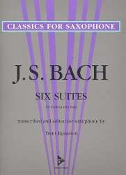 6 Suites for violoncello solo - - Johann Sebastian Bach