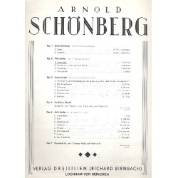 Erwartung op.2,1 : - Arnold Schönberg