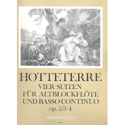 4 Suiten op.5 Band 2 (Nr.3-4) - - Jacques-Martin Hotteterre ("Le Romain")