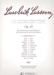 Concertino op.45,11 for stringbass and string orchestra : - Lars Erik Larsson