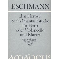Im Herbst op.6 - 6 Fantasiestücke - Johann Carl Eschmann