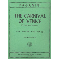 Carnival of Venice op.10 : - Niccolo Paganini