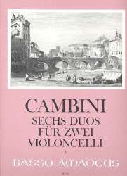 6 Duos op.49 - für 2 Violoncelli - Giuseppe Maria Gioaccino Cambini