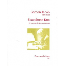 Saxophone Duo : for soprano and - Gordon Jacob