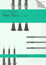 Mini trios vol.1 : for 3 flutes or - Jan van Beekum