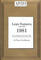 1981 - für Klavier - Lepo Sumera