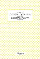 30 simple Studies for sopranblokfluit -Hans Keuning