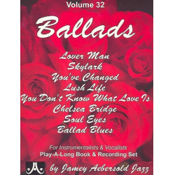 Ballads (+CD) : for all instruments -Jamey Aebersold