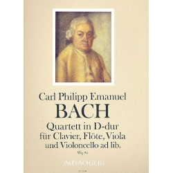 Quartett D-Dur Wq94 - für Klavier, Viola, - Carl Philipp Emanuel Bach