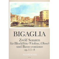 12 Sonaten op.1 Band 2 (Nr.5-8) - - Diogenio Bigaglia