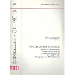 A solis ortus cardine : - Samuel Scheidt
