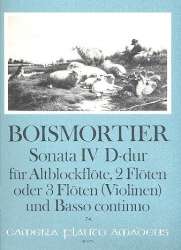 Sonate D-Dur Nr.4 op.34,4 - für - Joseph Bodin de Boismortier