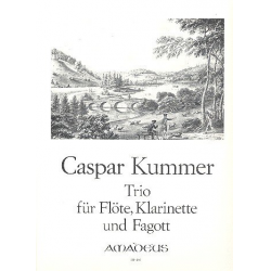 Trio - für Flöte, Klarinette und Fagott - Caspar Kummer