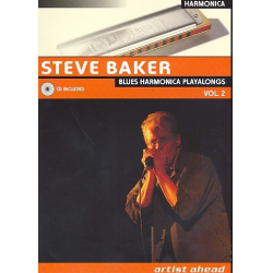 Blues Harmonica Playalongs Band 2 (+CD, dt) -Steve Baker