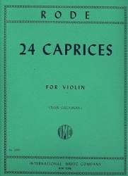 24 Caprices : for violin - Jacques Pierre Joseph Rode