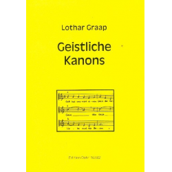 Geistliche Kanons - - Lothar Graap