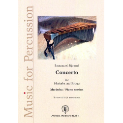 Concerto for Marimba and Strings (Version 2015) : - Emmanuel Séjourné