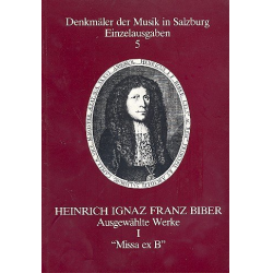 Missa ex b : - Heinrich Ignaz Franz von Biber