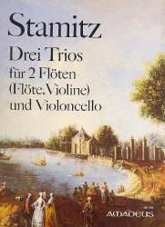 3 Trios - für 2 Flöten (Flöte, Violine) - Carl Stamitz