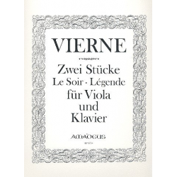 2 Stücke - für Viola und Klavier -Louis Victor Jules Vierne