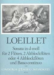Sonata d-Moll - für - Jean Baptiste Loeillet de Gant