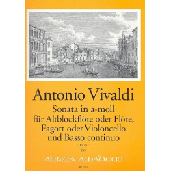 Sonate a-Moll RV86 - für Altblockflöte (Flöte), - Antonio Vivaldi