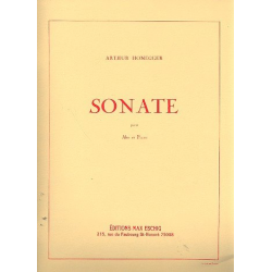 Sonate : pour alto et piano - Arthur Honegger