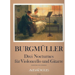 3 Nocturnes - für Violoncello und Gitarre - Friedrich Burgmüller