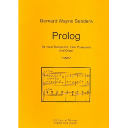 Prolog : für 2 Trompeten, 2 Posaunen - Bernard Wayne Sanders