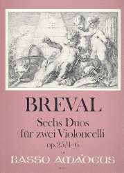 6 Duos op.25 Band 2 (Nr.4-6) - für - Jean Baptiste Breval