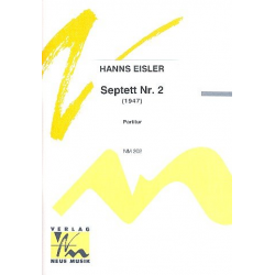 Septett Nr.2 (1947) : für Flöte, Fagott, -Hanns Eisler