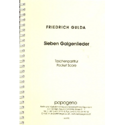 Sieben Galgenlieder - Friedrich Gulda