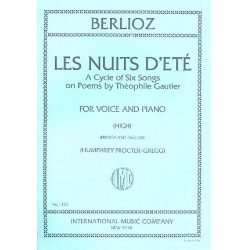 Les nuits d'été : A cycle of - Hector Berlioz