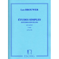 Etudes simples vol.2 (nos.6-10) : - Leo Brouwer