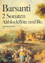 2 Sonaten op.2,1 und op.2,2 - - Francesco Barsanti