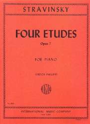 4 etudes op.7 : for piano - Igor Strawinsky