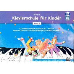 Alfreds Klavierschule Kinder Bd.1 BK/CD - Willard A. Palmer