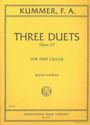 3 Duets op.22 : for 2 cellos - Friedrich August Kummer