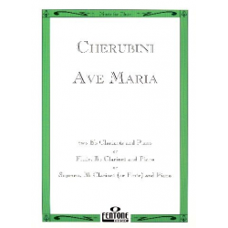 Ave Maria : for 2 clarinets - Luigi Cherubini