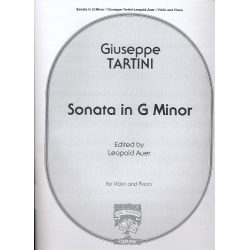 Sonata g minor : for violin and piano - Giuseppe Tartini