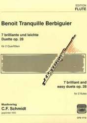 7 brilliante und leichte Duette op.28 : - Benoit Tranquille Berbiguier