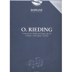 Konzert G-Dur op.24 (+CD) : -Oskar Rieding