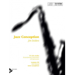 Jazz Conception for Tenorsax (+Online Material) - Jim Snidero