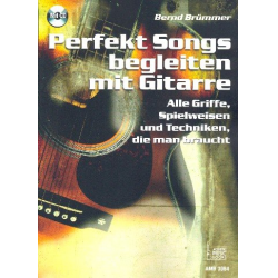 Perfekt Songs begleiten mit Gitarre (+CD)  - - Bernd Brümmer