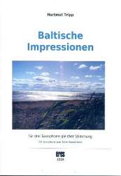 Baltische Impressionen - für 3 Saxophone - Hartmut Tripp