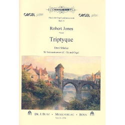 Triptyque : für Soloinstrument in B (C) -Robert *1945 Jones