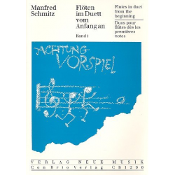 Flöten im Duett vom Anfang an Band 1 - Manfred Schmitz